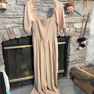 SHEIN beige pant suit